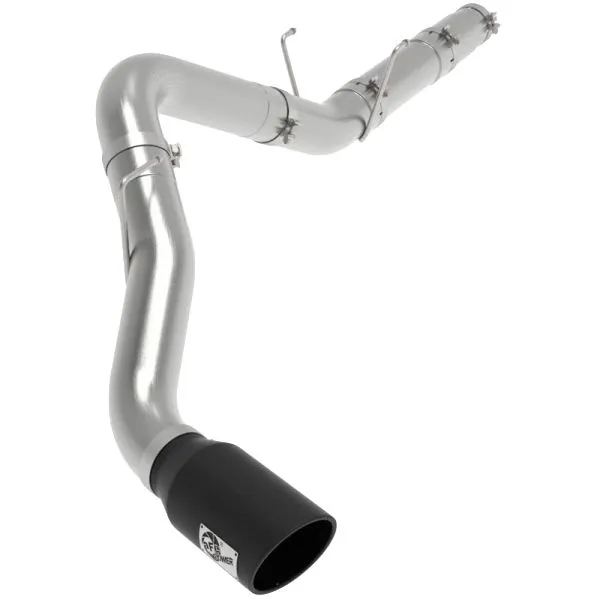 AFE Large Bore-HD 5" DPF-Back Exhaust System With Black Exhaust Tip | Exhaust System With Black Exhaust Tip | 49-42078-B