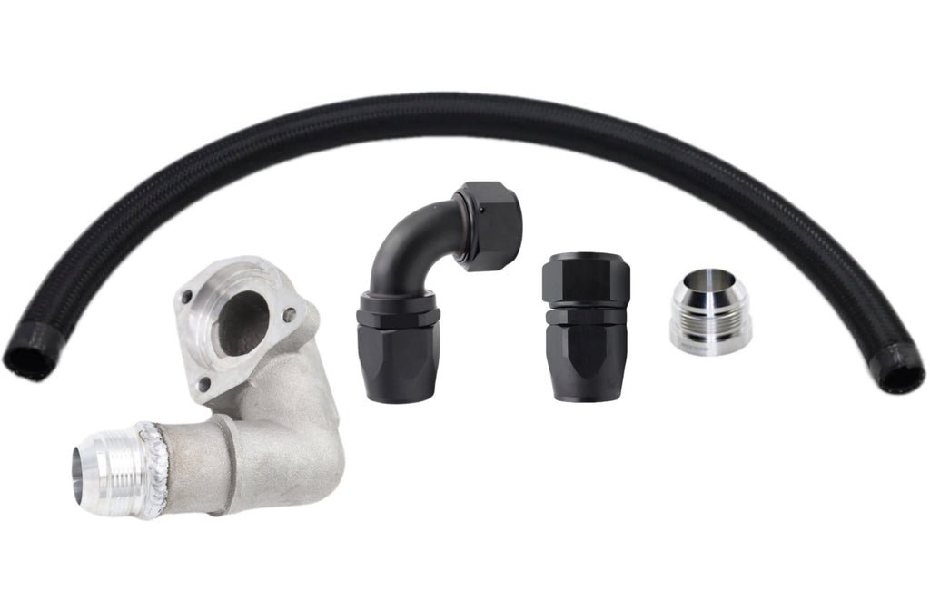 Full Send Diesel 1989-1998 12V Cummins DIY AN Braided Radiator Hose | FSD-12VAN-DIYRHK