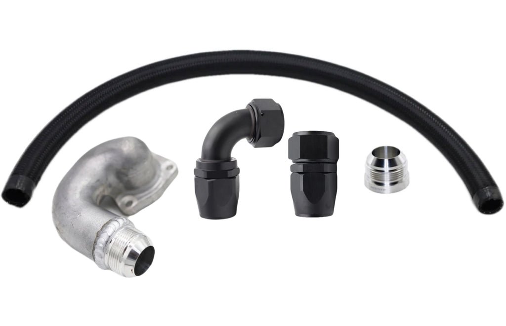 Full Send Diesel 1998.5-2022 Cummins DIY AN Braided Radiator Hose Kit | FSD-24VAN-DIYRHK