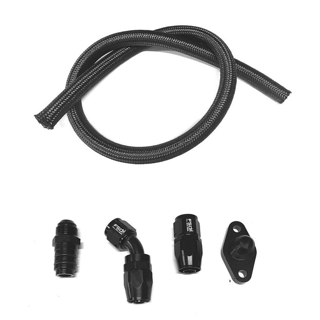 Full Send Diesel Universal Cummins DIY Turbo Drain Kit | FSD-CU-DIY10ANTDKT
