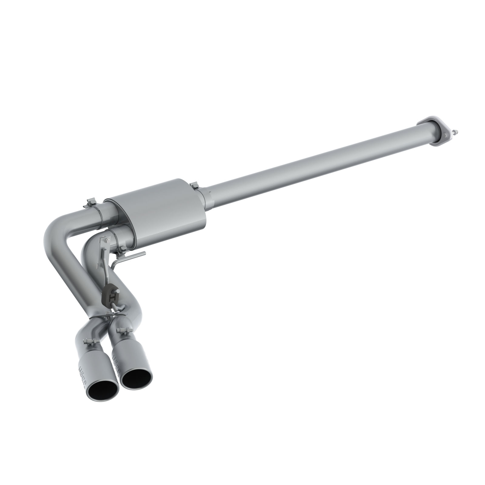 MBRP 3 Inch Cat Back Exhaust System For 15-20 Ford F-150 Single Side Dual Aluminized Steel