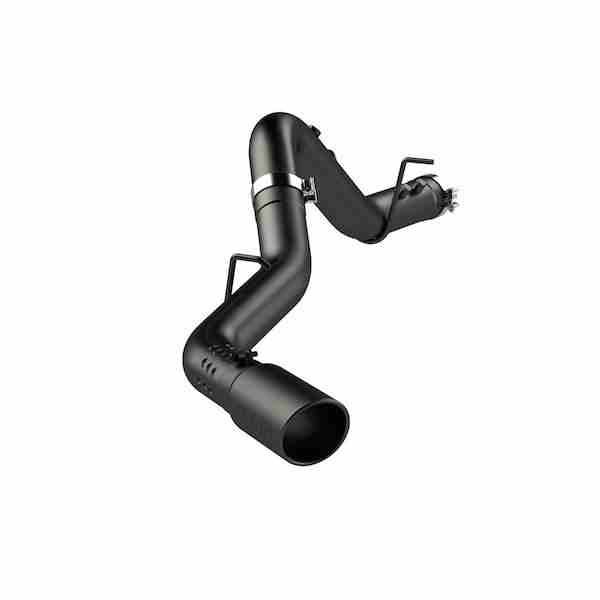 MBRP 20-22 Silverado/Sierra 2500/3500 BLK Series Black Coated Aluminized Steel 4 Inch Filter Back Single Side Exit Exhaust System