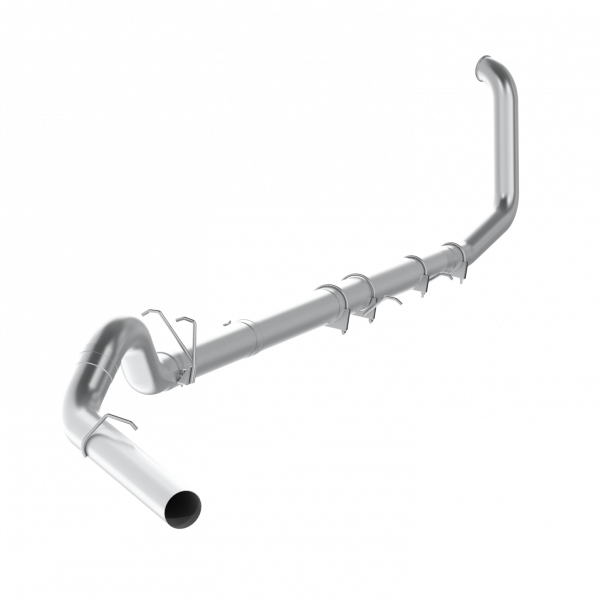 MBRP 5 Inch Turbo Back Off Road Single No Muffler T409 Stainless Steel For 99-03 Ford F-250/350 7.3L