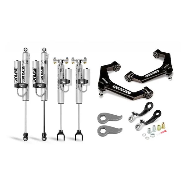 Cognito 3” Premier Leveling Kit with Fox PSRR 2.0 Shocks | 20-23 GM 2500/3500