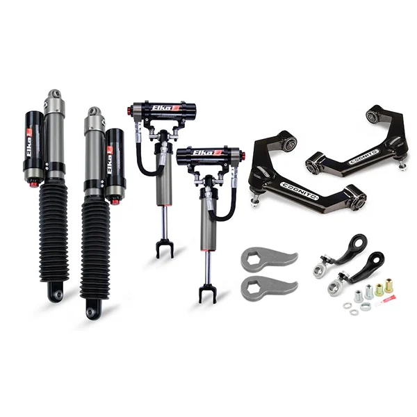 Cognito 3” Elite Leveling Kit with Elka 2.5 Reservoir shocks | 20-23 GM 2500-3500
