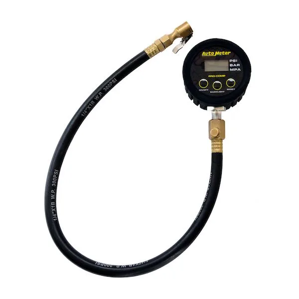 Auto Meter 2163 50 PSI Pro Comp Digital Tire Pressure Gauge