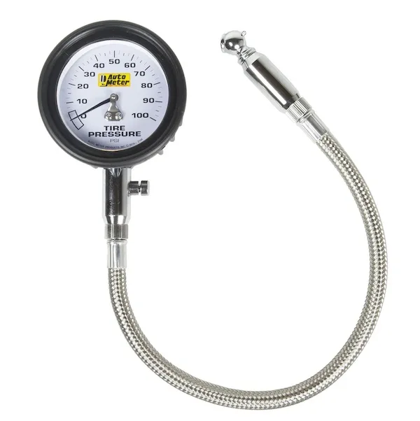 Auto Meter 2164 100 PSI Mechanical Tire Pressure Gauge