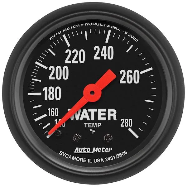 Auto Meter 2606 Z-Series Water Temp Gauge