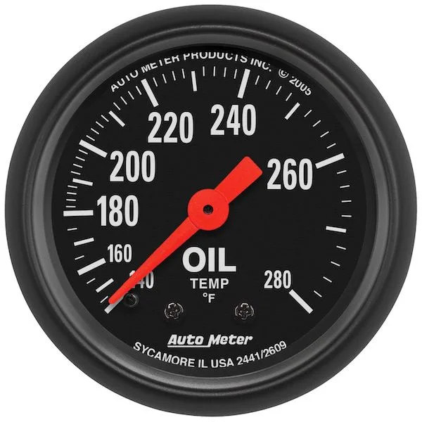 Auto Meter 2609 Z-Series Water Temp Gauge