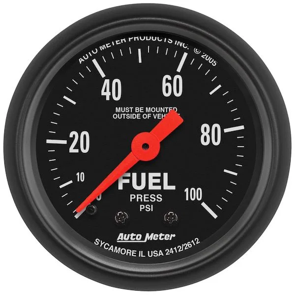 Auto Meter 2612 Z-Series Fuel Pressure Gauge