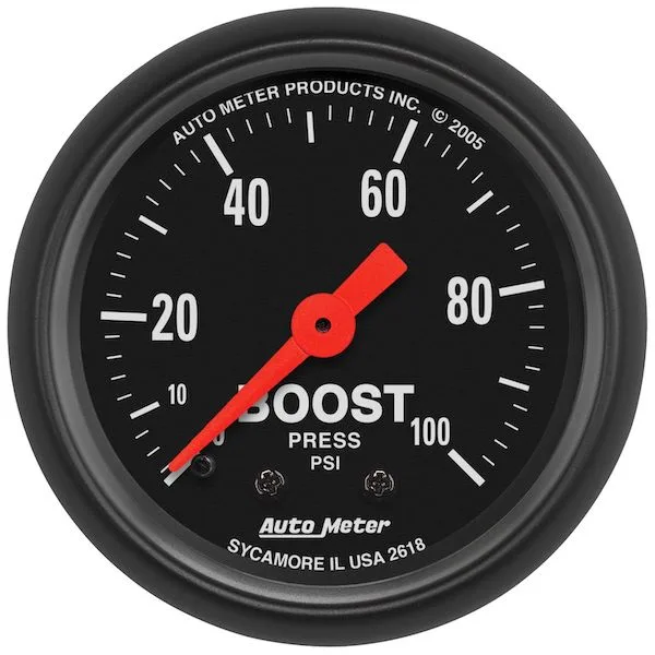 Auto Meter 2618 Z-Series Boost Gauge