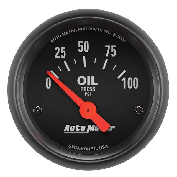 Auto Meter 2634 Z-Series Oil Pressure Gauge