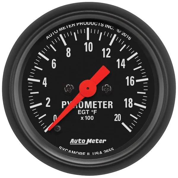 Auto Meter 2655 Z-Series Pyrometer Gauge