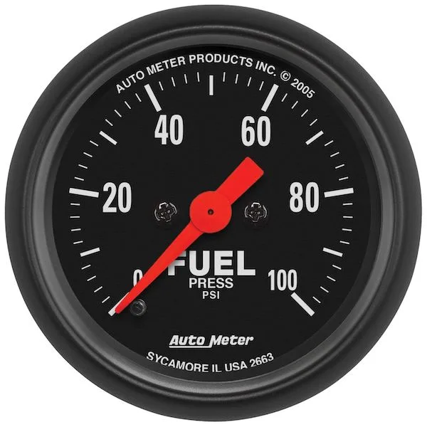 Auto Meter 2663 Z-Series Fuel Pressure Gauge