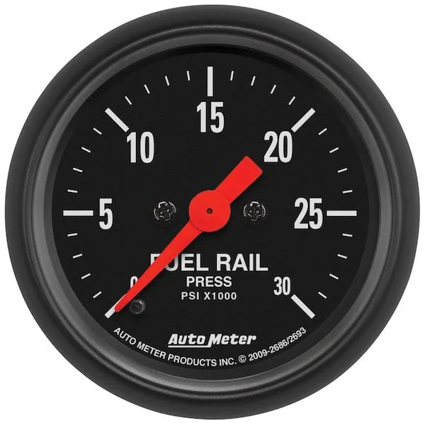 Auto Meter 2693 Z-Series Fuel Rail Pressure Gauge