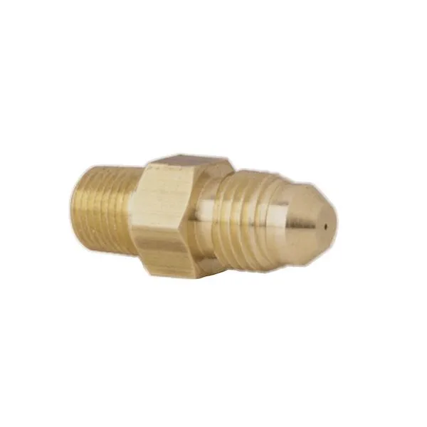 Auto Meter 3277 -4AN Male To 1/8” NPT Male Restrictor Adapter Fitting