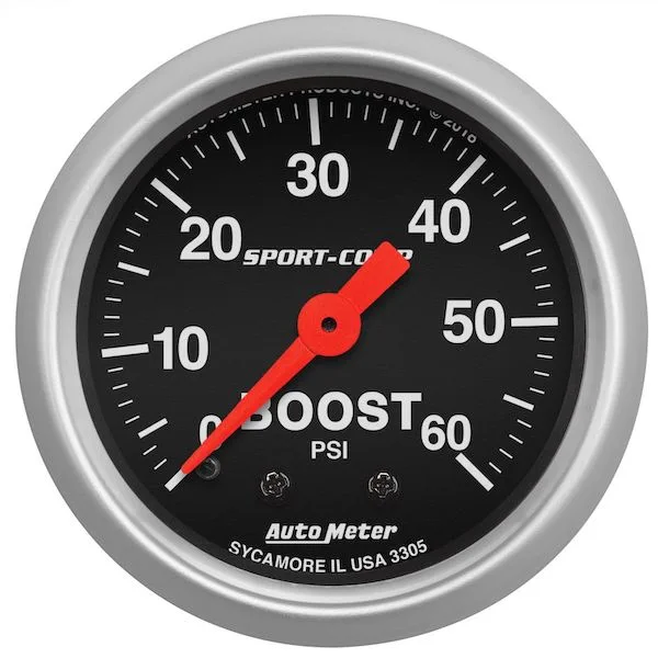 Auto Meter 3305 Sport-Comp Boost Gauge