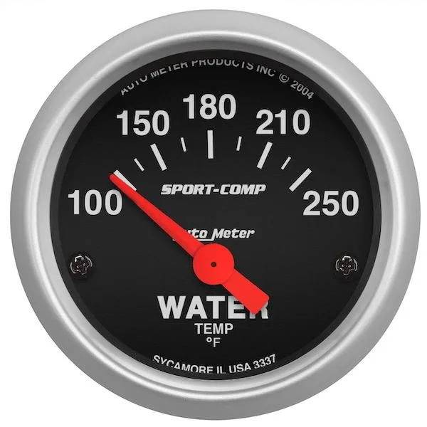 Auto Meter 3337 Sport-Comp Water Temp Gauge