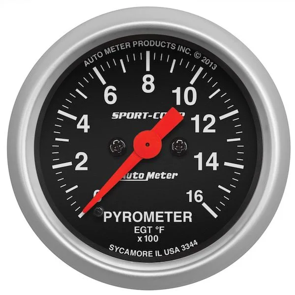 Auto Meter 3344 Sport-Comp Pyrometer Gauge