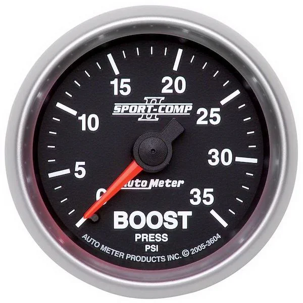 Auto Meter 3604 Sports-Comp II Boost Gauge
