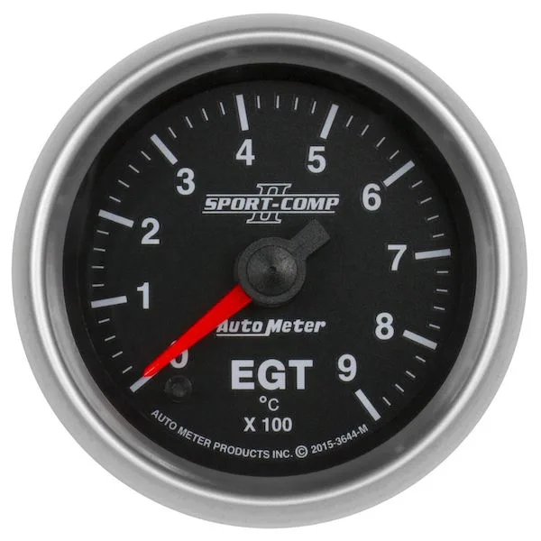 Auto Meter 3644-M Sports-Comp II Pyrometer Gauge
