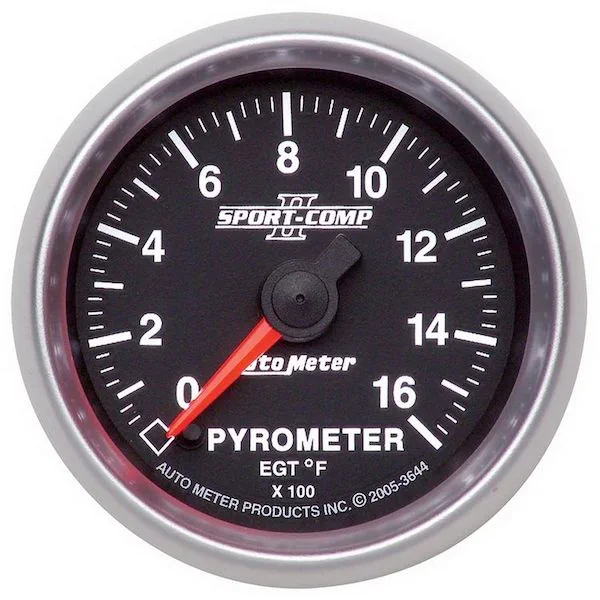Auto Meter 3644 Sports-Comp II Pyrometer Gauge