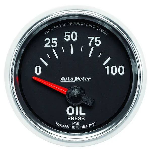 Auto Meter 3827 GS Series Oil Pressure Gauge