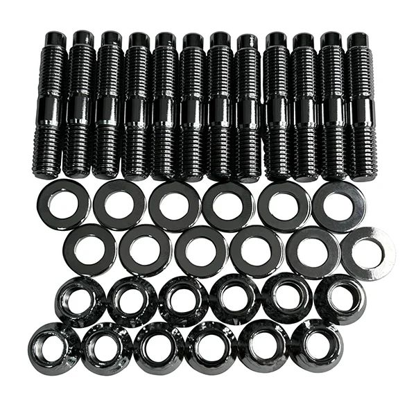 Gator Fasteners HD Exhaust Manifold Stud Kit (Chrome) | 99-20 5.9L/6.7L Cummins