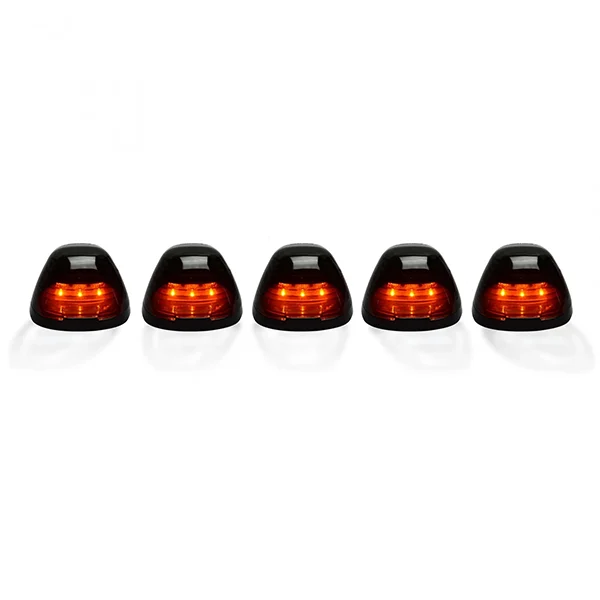 Recon 264143BK Smoked Lens Amber LED Cab Light Kit | 99-16 Ford Super Duty
