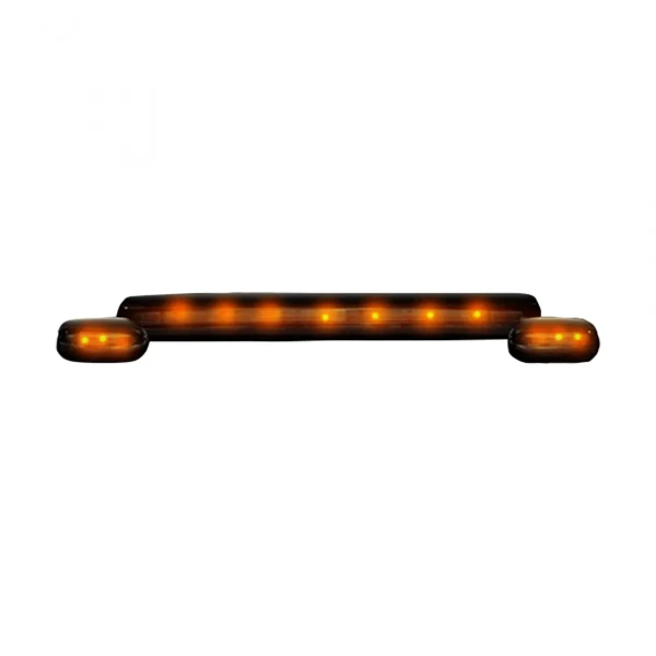 Recon 264156BKS Smoked Lens Amber/White Strobe LED Cab Lights | 07.5-14 Silverado/Sierra