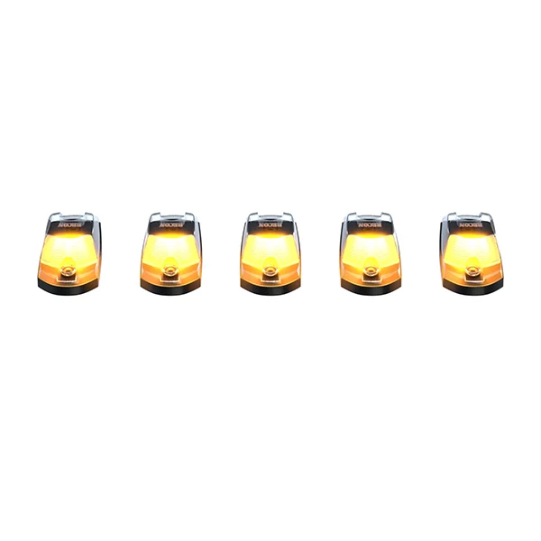 Recon 264343CLHPAM Clear Lens 2-Way Facing Amber LED Cab Lights | 17-23 Ford Super Duty