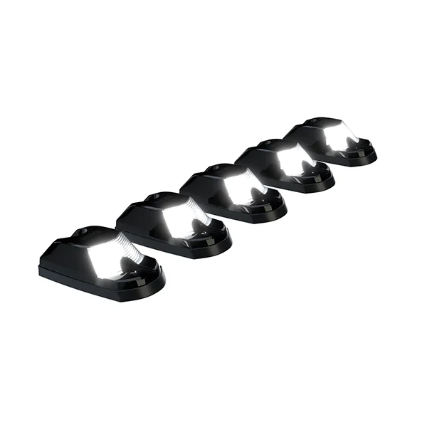 Recon 264343BKHPWH Smoked Lens White 2-Way Facing LED Cab Lights | 17-23 Ford Super Duty