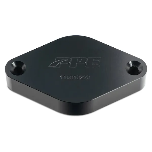 PPE Black Turbo Resonator Delete Plug | 11-16 Duramax