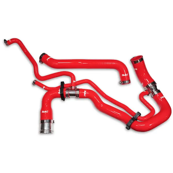PPE 119021300 Red Silicone Upper & Lower Coolant Hose Kit | 11-16 Duramax