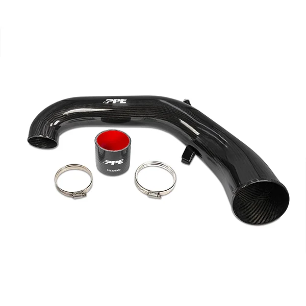 PPE 115020360 Zilla Carbon Fiber Intake Tube – Twill Weaved Carbon | 20-23 3.0L Duramax