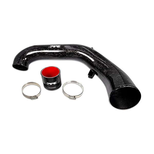PPE 115020370 Zilla Carbon Fiber Intake Tube – Forged Carbon | 20-23 3.0L Duramax