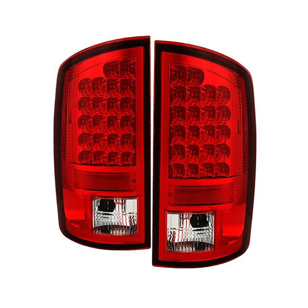 Spyder 5002570 Red/Clear LED Tail Lights | 03-06 RAM 2500/3500