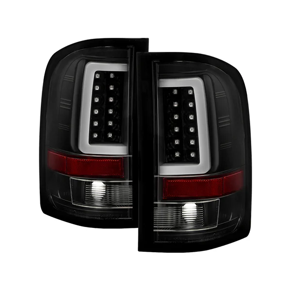 Spyder 5084088 Black Version 3 LED Light Bar Tail Lights | 07.5-13 Silverado