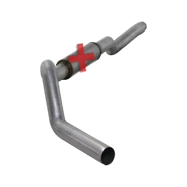 Diamond Eye K5126S-RP 5” Stainless Cat Back Exhaust (No Muffler) | 06-07.5 6.6L Duramax