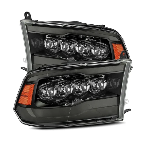 Alpharex 880541 Nova-Series Black LED Projector Headlights | 10-18 RAM 2500/3500