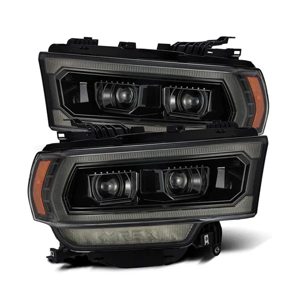 Alpharex 880546 Pro-Series Alpha-Black Projector Headlights | 19-22 RAM 2500/3500