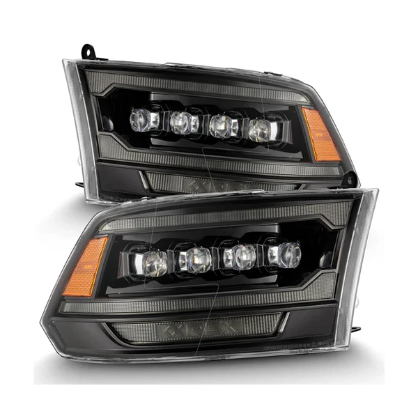 Alpharex 880557 NOVA-Series Alpha-Black LED Projector Headlights | 10-18 RAM 2500/3500